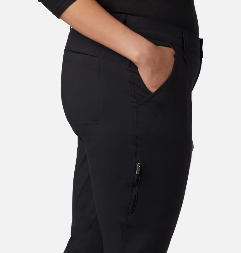 Pantaloni Columbia Saturday Trail Stretch Dama Negrii | Plus Size CK0QA1ZM8